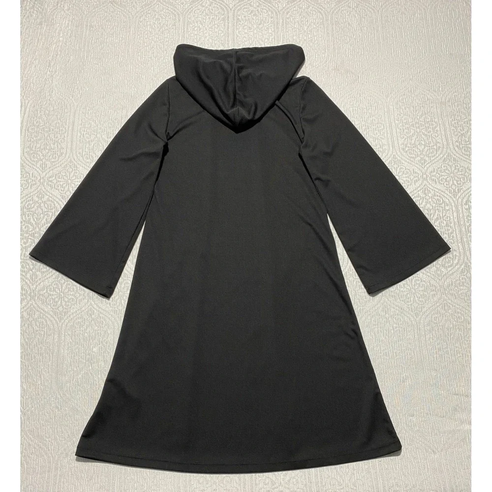 H&M x Harry Potter Girls Black Gryffindor Hooded Costume Dress Size 12/14